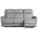 Linus Hudson Grey Zero Gravity Power Reclining Sofa