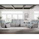 Linus Hudson Grey Zero Gravity Power Reclining Sofa