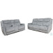 Linus Hudson Grey Zero Gravity Power Reclining Sofa