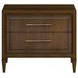 Eave Brown 2 Drawer Nightstand