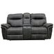 Mason Charcoal Performance Fabric Power Reclining Console Loveseat with Power Headrest