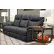 Mason Charcoal Performance Fabric Power Reclining Sofa with Power Headrest