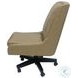 Dovell Lotus Cream Leather Desk Chair