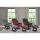 Monarch Ice Swivel Recliner with Ottoman
