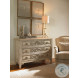 Tarlow Distressed Ivory And Grey 3 Drawer Chest