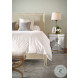 Taylor Taupe And Cream King Platform Bed