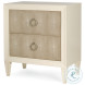 Taylor Ivory 2 Drawer Nightstand