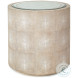 Taylor Taupe And Cream Drum Table