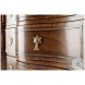Byron Medium Brown 4 Drawer Serpentine Chest