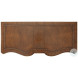 Byron Medium Brown 4 Drawer Serpentine Chest