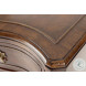 Byron Medium Brown 4 Drawer Serpentine Chest