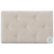 Hughes Taupe Velvet And White Bench