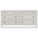 Hampton Chalk 6 Drawer Dresser