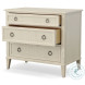 Hampton Chalk 3 Drawer Nightstand