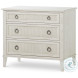 Hampton Chalk 3 Drawer Nightstand
