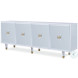 Margot White Lacquered Credenza