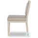 Lea Textured Linen Side Chair