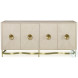 Bardot Inlaid White Credenza
