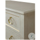 Addie Textured Grey Paint 3 Drawer Chest
