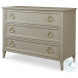 Addie Textured Grey Paint 3 Drawer Chest