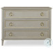 Addie Textured Grey Paint 3 Drawer Chest