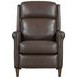 Northfield Walnut Whirl Leather Recliner