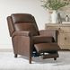 Northfield Walnut Whirl Leather Recliner