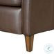 Norwin Walnut Whirl Leather Recliner
