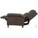 Norwin Walnut Whirl Leather Power Recliner