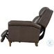 Norwin Walnut Whirl Leather Power Recliner
