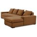 Thomas Rust Performance Fabric 2 Piece Modular RAF Sectional
