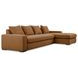 Thomas Rust Performance Fabric 2 Piece Modular RAF Sectional
