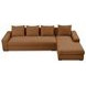 Thomas Rust Performance Fabric 2 Piece Modular RAF Sectional
