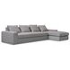 Thomas Gray Performance Fabric 2 Piece Modular RAF Sectional