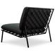 Salma Speckled Charcoal Upholstered Outdoor Accent Chair