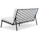 Salma White 60" Outdoor Sofa