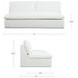 Miles White Outdoor 74" Sofa