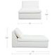 Miles White Outdoor 65" Chaise