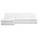Miles White Outdoor 2 Piece Modular Sectional
