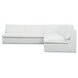 Miles White Outdoor 3 Piece Modular Sectional
