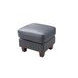 Traverse Ocean Blue Leather Living Room Set