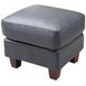 Traverse Ocean Blue Leather Living Room Set