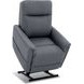Montclair Jumbo Slate Performance Fabric Power Lift Recliner with Power Lumbar and 3 Zone Heat