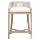 Montecito LiveSmart Peyton Pearl Performance Fabric Counter Height Stool