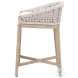 Montecito LiveSmart Peyton Pearl Performance Fabric Counter Height Stool