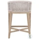 Montecito LiveSmart Peyton Pearl Performance Fabric Counter Height Stool