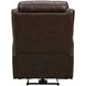 Monterey Lux Brown Power Recliner with Power Headrest and Power Lumbar