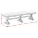 Johnshaven Light Gray Upholstered Dining Bench