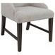 Johnshaven Light Gray Upholstered Dining Host Chair Set of 2