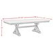Johnshaven Espresso and Brown 100" Extendable Rectangular Dining Table
